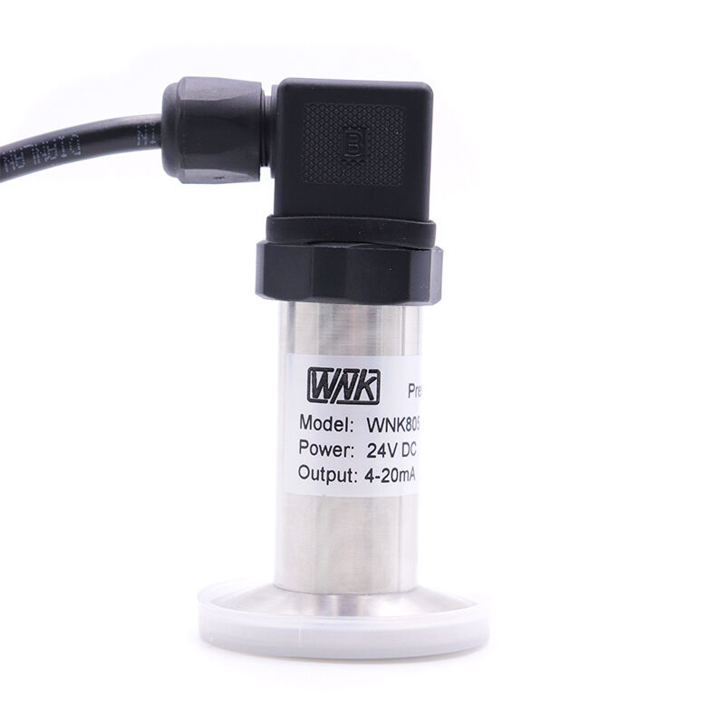 फैक्टरी खाद्य चिकित्सा उद्योग स्वच्छता फ्लश डायाफ्राम प्रेशर सेंसर ट्रांसमीटर तरल पानी खाद्य दूध पेय स्वच्छता के लिए