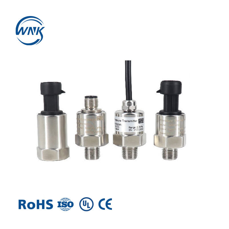 WNK81ma इलेक्ट्रॉनिक जल दबाव सेंसर 0.5-4.5V 4-20mA आउटपुट -1-700Bar रेंज तेल हवा गैस CE ROHS के लिए
