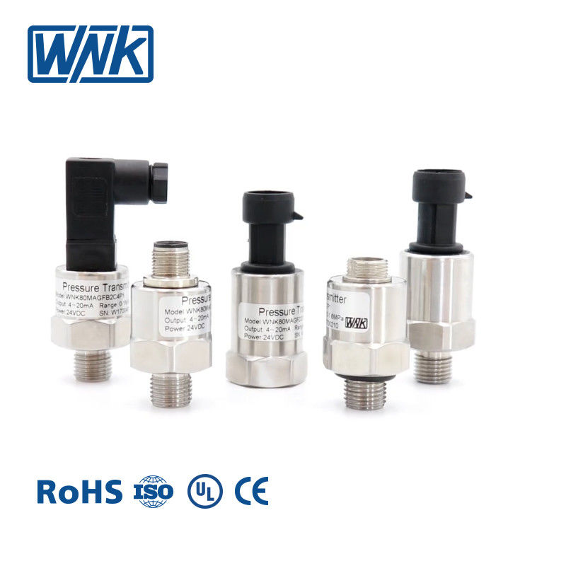304 स्टेनलेस स्टील 4- 20mA 0.5-4.5V एचवीएसी के लिए दबाव ट्रांसमीटर