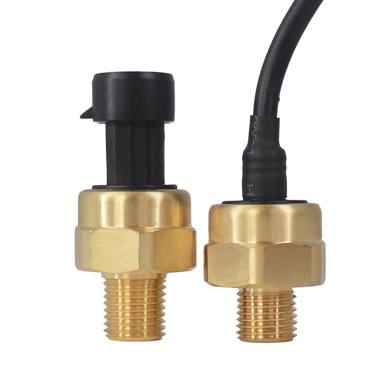 एयर गैस 0.5V 4.5V . के लिए एचवीएसी ब्रास हाउसिंग इलेक्ट्रॉनिक वॉटर प्रेशर सेंसर