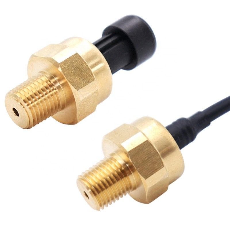 G1 / 4 NPT 1/4 वायु गैस के लिए जल दबाव सेंसर पीतल आवास 0.5-4.5V